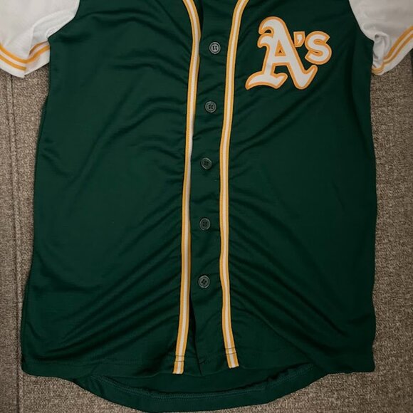 Cotopaxi Oakland A's Athletics #31 Sean Newcomb Jersey Size Youth Large - Picture 2 of 9